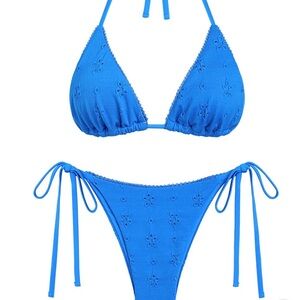 Elegant Azure Bikini Set